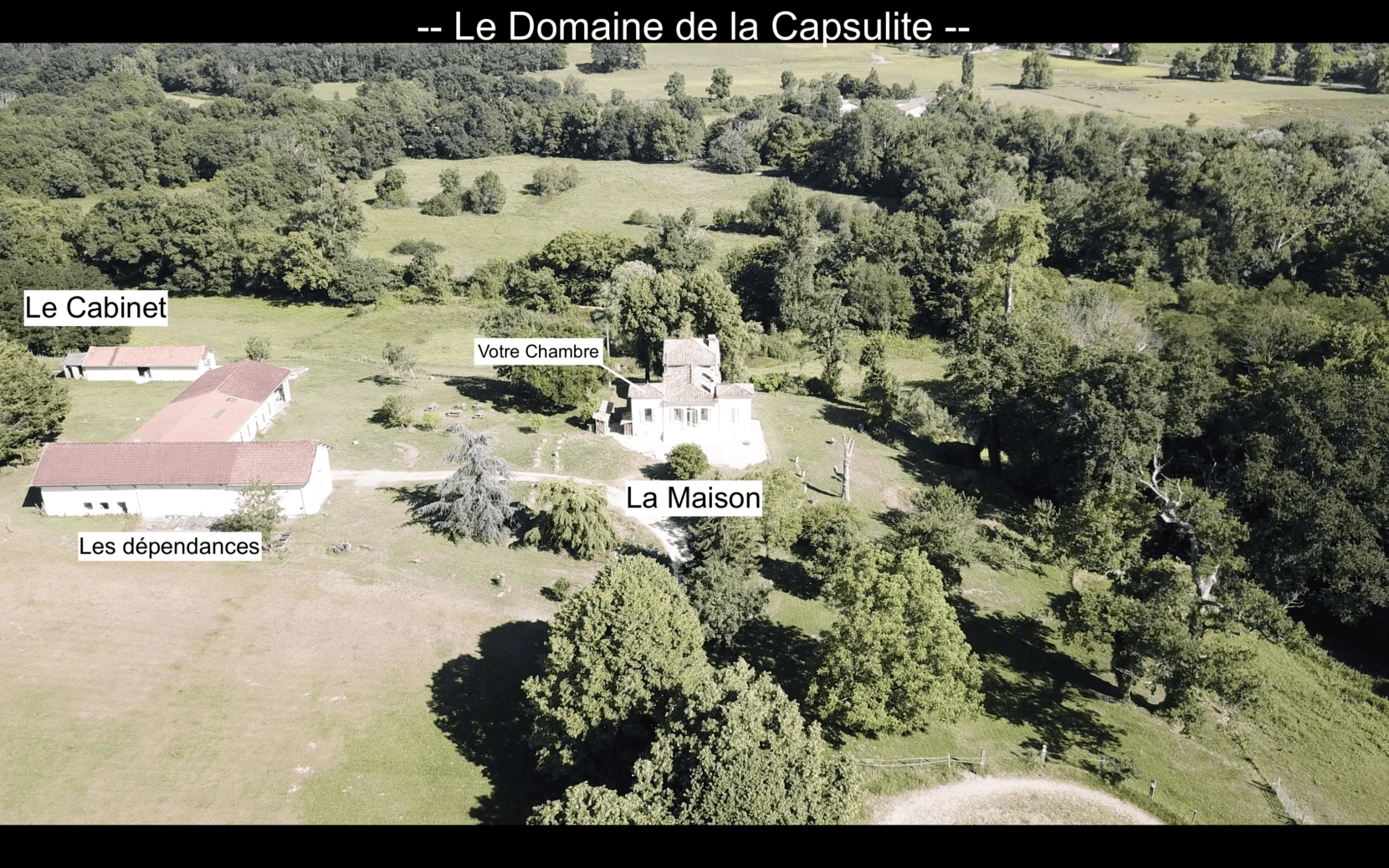 Le Domaine de la Capsulite, vue d'ensemble